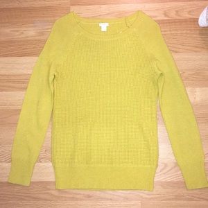 J. Crew mustard sweater